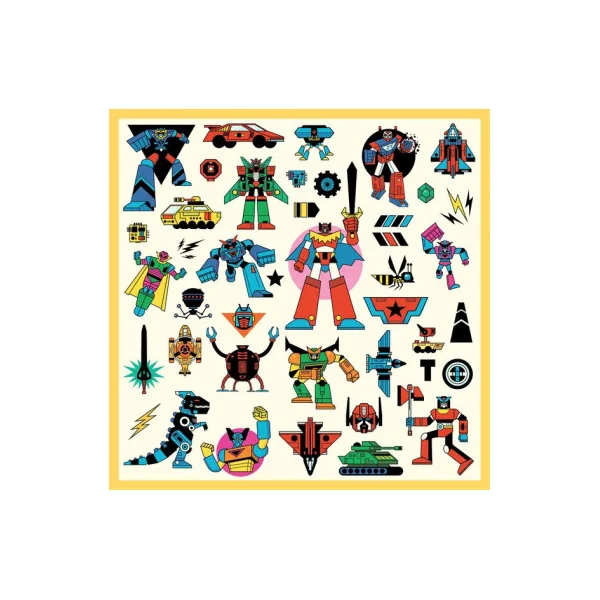 Stickers Robots - Djeco