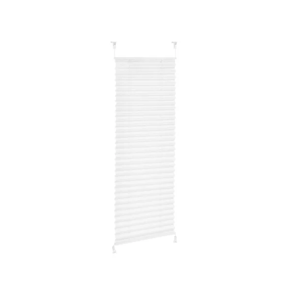 Store plissé opaque 80x125 cm sans perçage