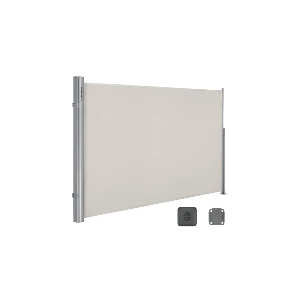 Store Simple Latéral Extractible 1,6x3,50 m Brise-Vue Pare-Soleil Beige