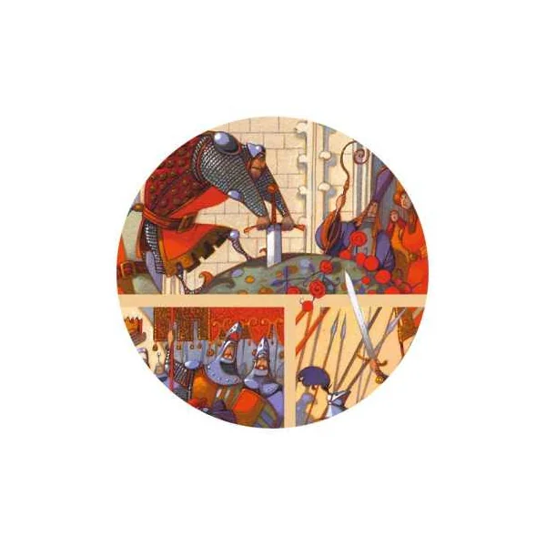 Story puzzle Le Roi Arthur 100 pièces - Djeco
