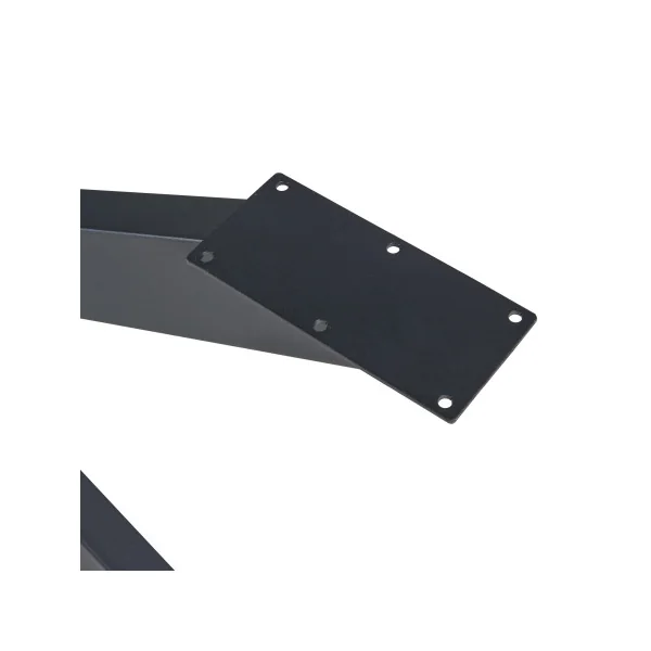 Structure de Table Acier 85 x 85 x 71 cm noir Pieds de Table Acier Noir Epuré