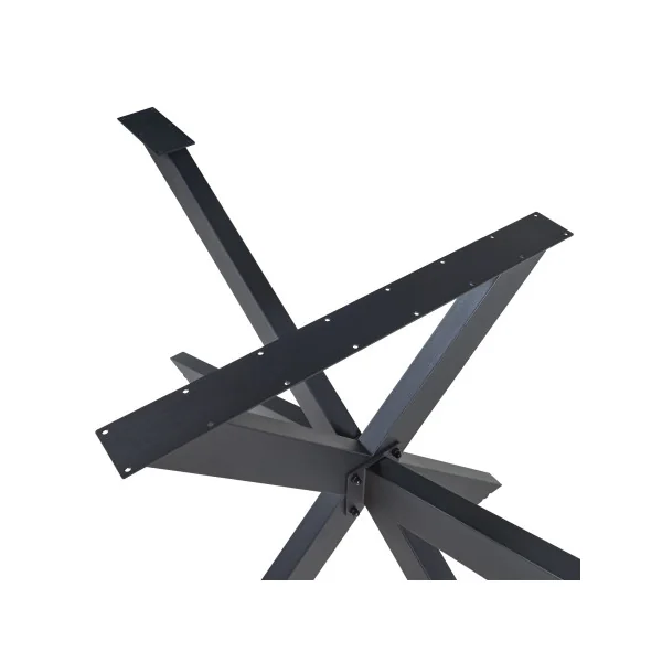 Structure de Table Acier 85 x 85 x 71 cm noir Pieds de Table Acier Noir Epuré
