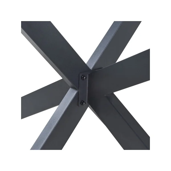 Structure de Table Acier 85 x 85 x 71 cm noir Pieds de Table Acier Noir Epuré