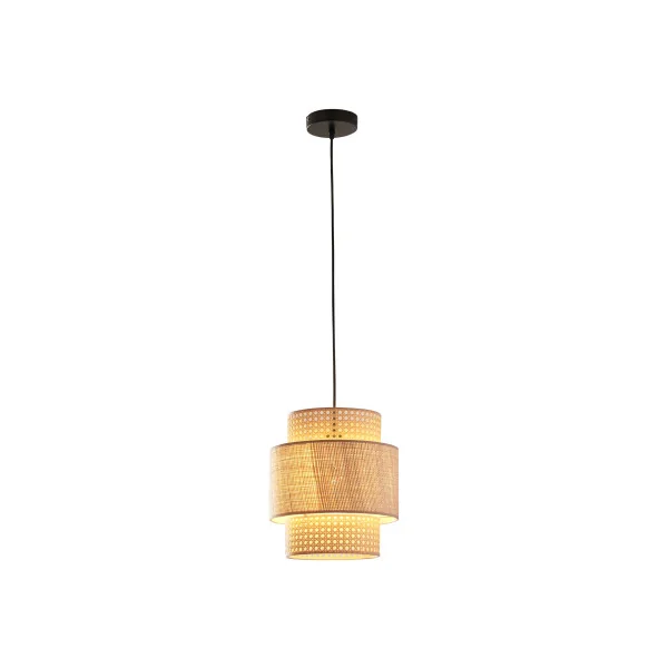 Suspension Elégante Ø 29 cm Noir Rotin