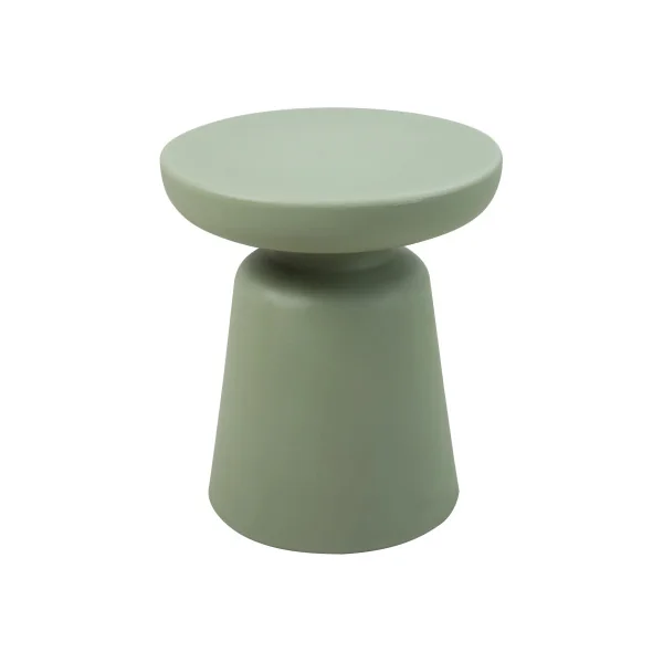 Table Basse Ronde 40 cm Verte Table de Salon Tendance