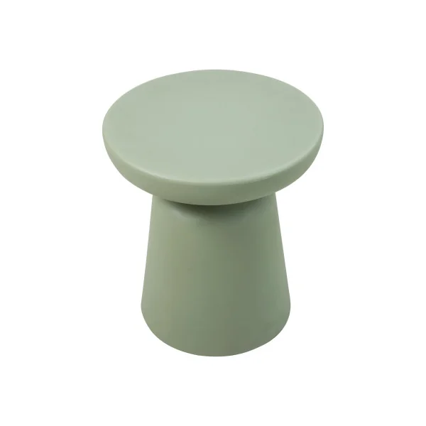 Table Basse Ronde 40 cm Verte Table de Salon Tendance