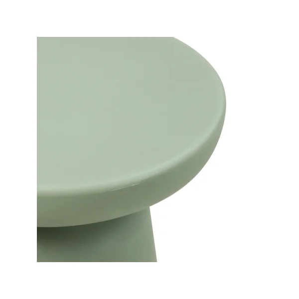 Table Basse Ronde 40 cm Verte Table de Salon Tendance