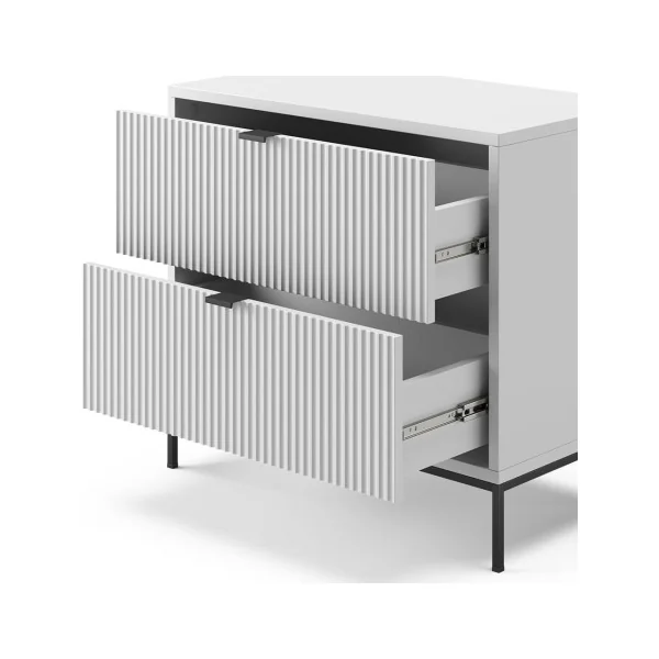 Table de Chevet Blanche Design Graphique Table Chevet Blanc Table Nuit Moderne