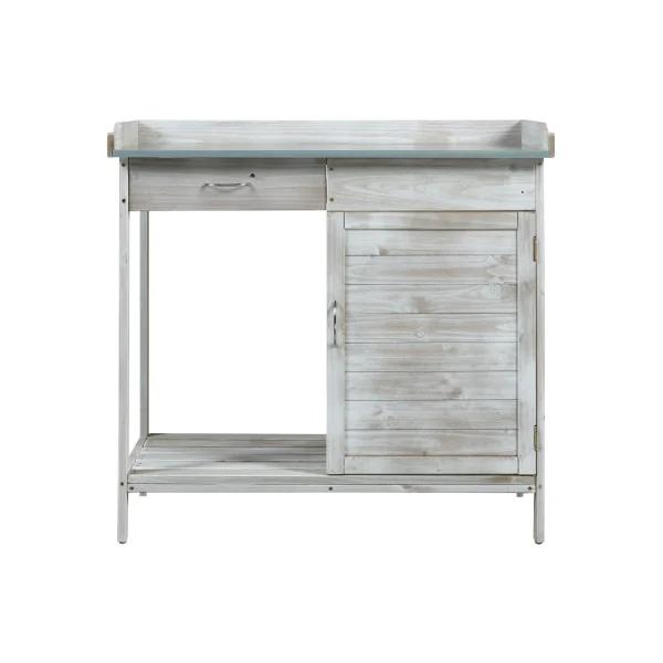 Table de Rempotage 98 x 48 x 94 cm en Sapin Gris