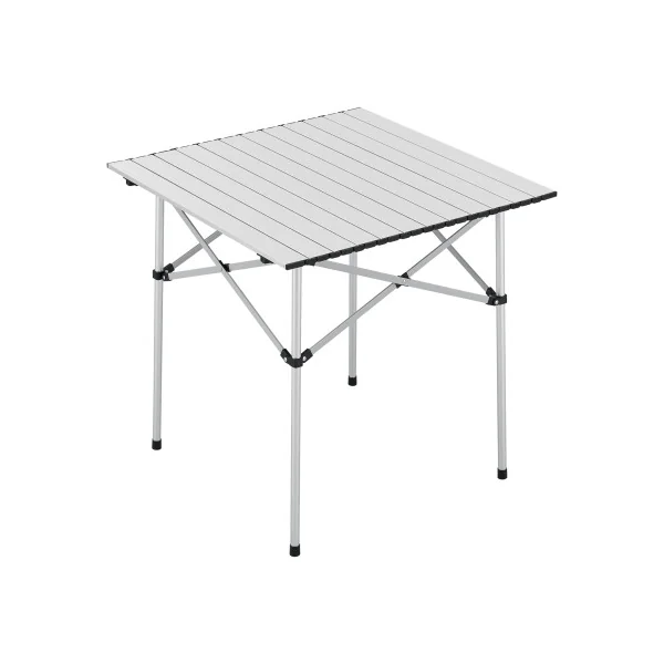 Table Pliante de Camping 70 x 70 x 70 cm Argent Table Pique Nique