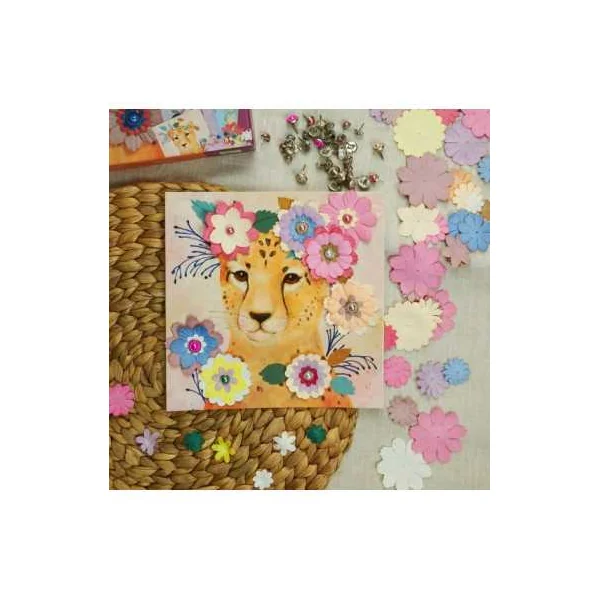 Tableaux en 3D Couronnes de fleurs - Djeco