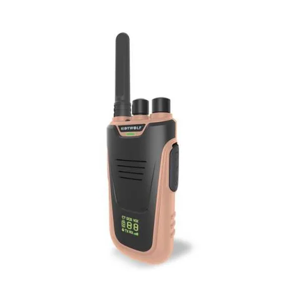 Talkie walkie avec batterie beige et cyan - Kidywolf