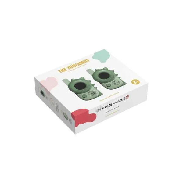 Talkie Walkie Dinosaure vert - The Zoofamily