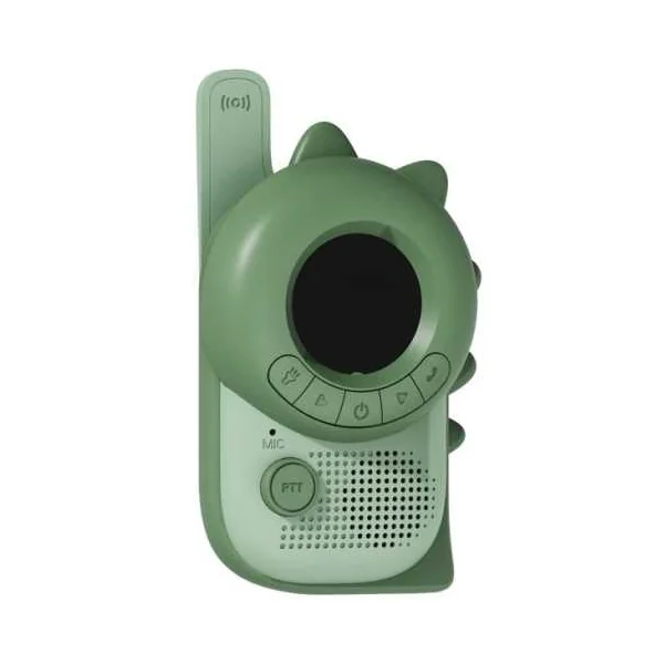 Talkie Walkie Dinosaure vert - The Zoofamily