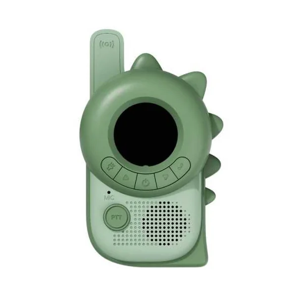 Talkie Walkie Dinosaure vert - The Zoofamily