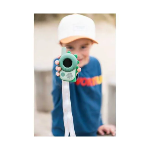 Talkie Walkie Dinosaure vert - The Zoofamily
