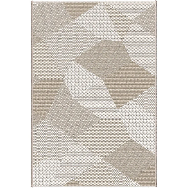 Tapis Burbridge GoodHome beige L.90 x l.60 cm