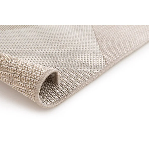 Tapis Burbridge GoodHome beige L.90 x l.60 cm