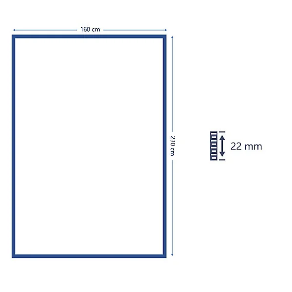 Tapis Chios Lines GoodHome noir et blanc L.230 x L.160 cm