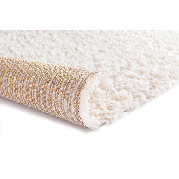 Tapis Coltrane GoodHome blanc cassé L.90 x l.60 cm