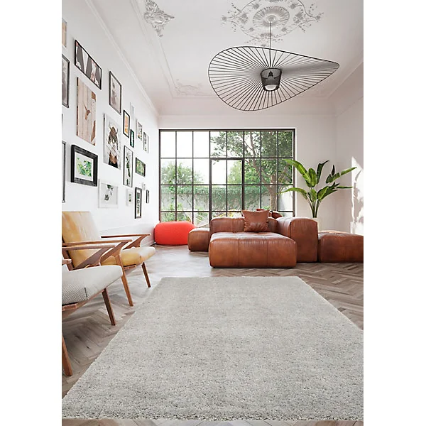 Tapis Coltrane GoodHome gris L.230 x L.160 cm