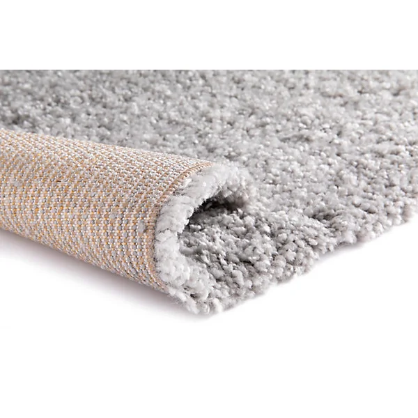 Tapis Coltrane gris GoodHome L.90 x l.60 cm