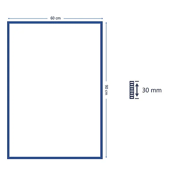 Tapis Coltrane gris GoodHome L.90 x l.60 cm
