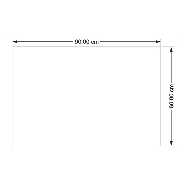 Tapis coton Diamond GoodHome 60 x 90 cm noir et blanc
