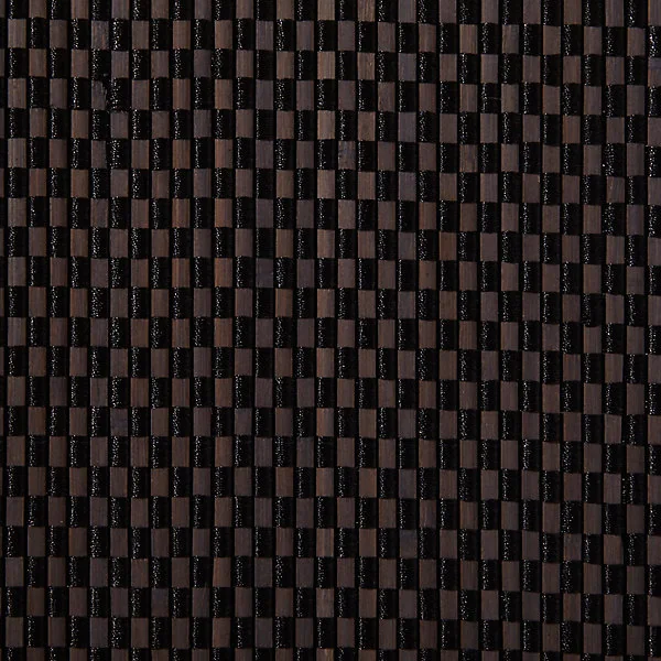 Tapis de bain antidérapant bambou noir gris 60 x 90 cm Okaido