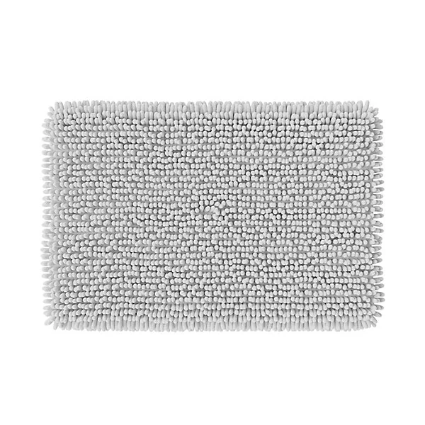 Tapis de bain rectangulaire Graphene blanc