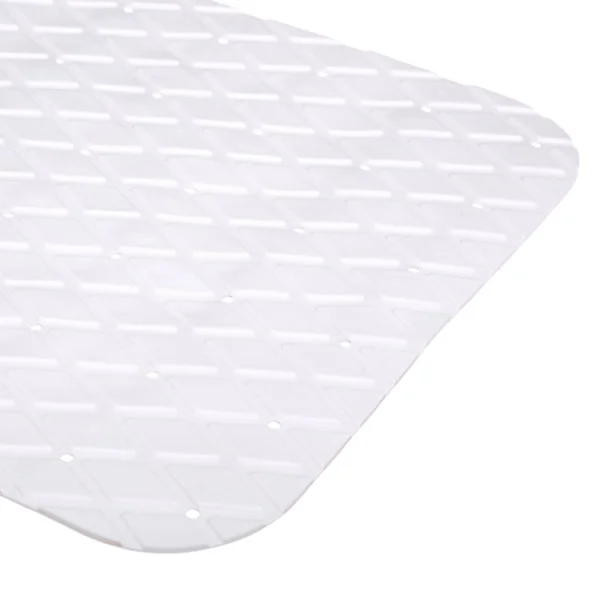 Tapis de fond de bain en pvc 35x70 cm, blanc coton, 5Five