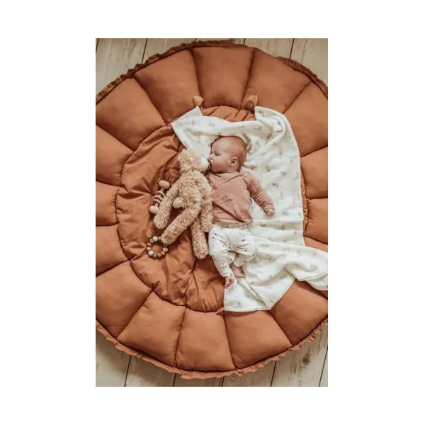 Tapis de jeu 3 en 1 Bloom marron - PlayandGo