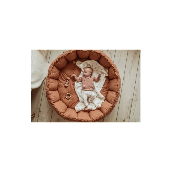 Tapis de jeu 3 en 1 Bloom marron - PlayandGo