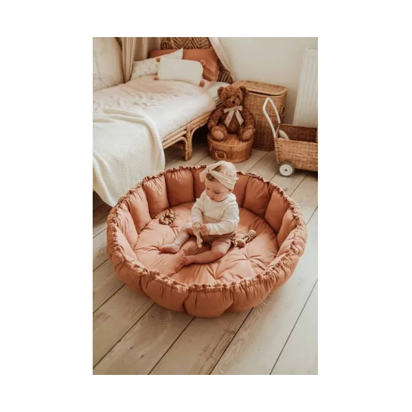 Tapis de jeu 3 en 1 Bloom marron - PlayandGo