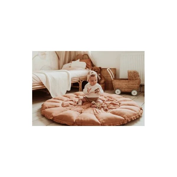 Tapis de jeu 3 en 1 Bloom marron - PlayandGo