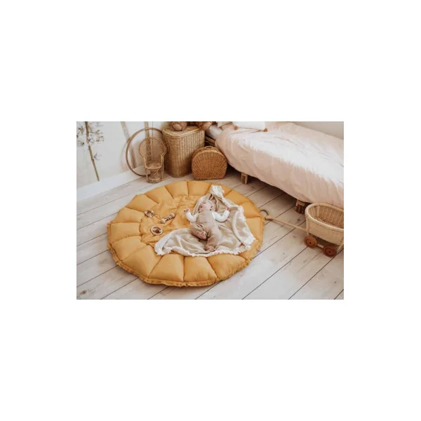 Tapis de jeu 3 en 1 Bloom moutarde - PlayandGo