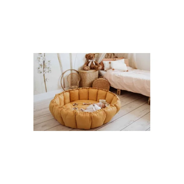 Tapis de jeu 3 en 1 Bloom moutarde - PlayandGo