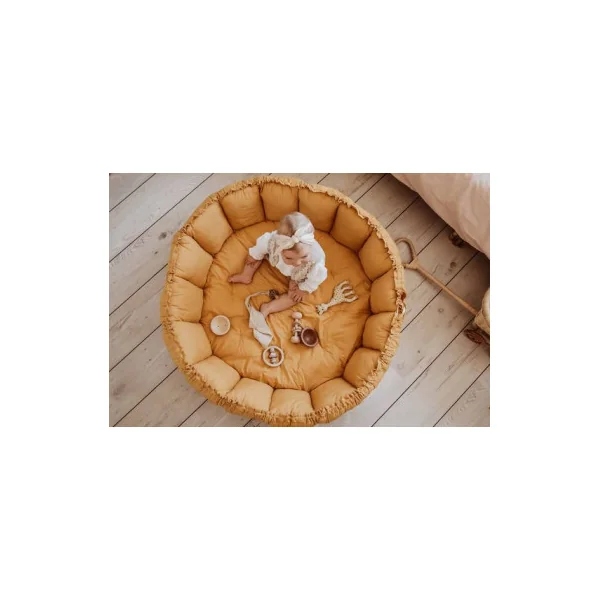 Tapis de jeu 3 en 1 Bloom moutarde - PlayandGo