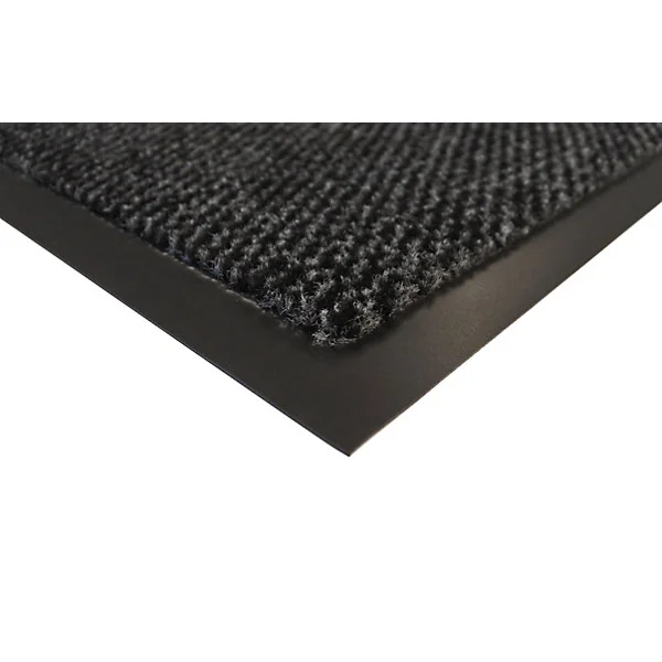 Tapis d'entrée gris absorbant L.118 x l.78 cm