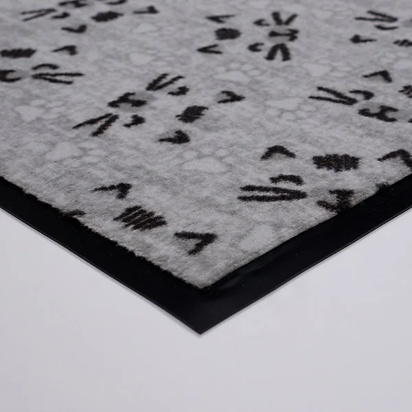 Tapis d'entrée polyamide imprimé chat L.60 x l.40 cm