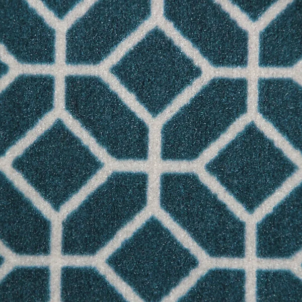 Tapis d'entrée polypropylène Boykins GoodHome motif vert L.60 x l.90 cm