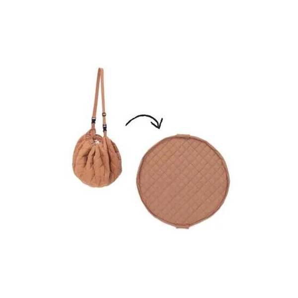 Tapis d'éveil bio 3 en 1 brun - PlayandGo