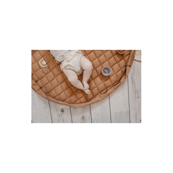Tapis d'éveil bio 3 en 1 brun - PlayandGo