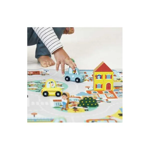 Tapis Ville Cross Roads - Janod