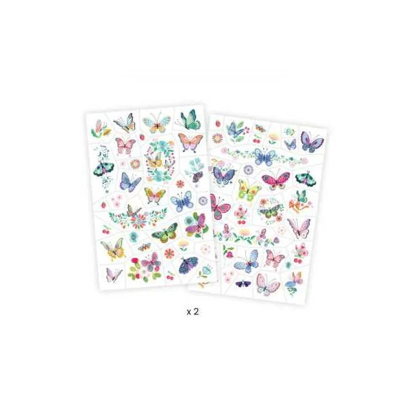 Tatouages Papillons de rêve - Djeco
