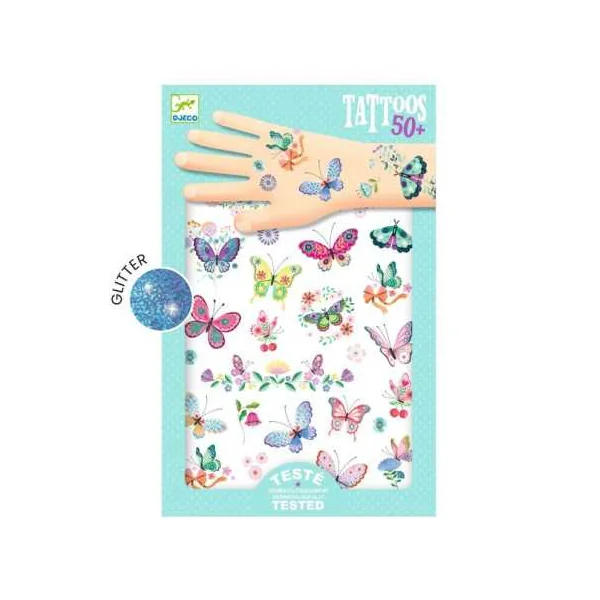 Tatouages Papillons de rêve - Djeco