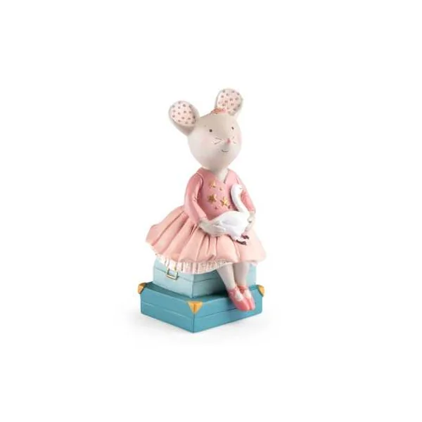 Tirelire souris La petite école de danse - Moulin Roty
