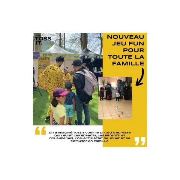 TOSSIT Pack Famille - Jeu de fléchettes ventouse