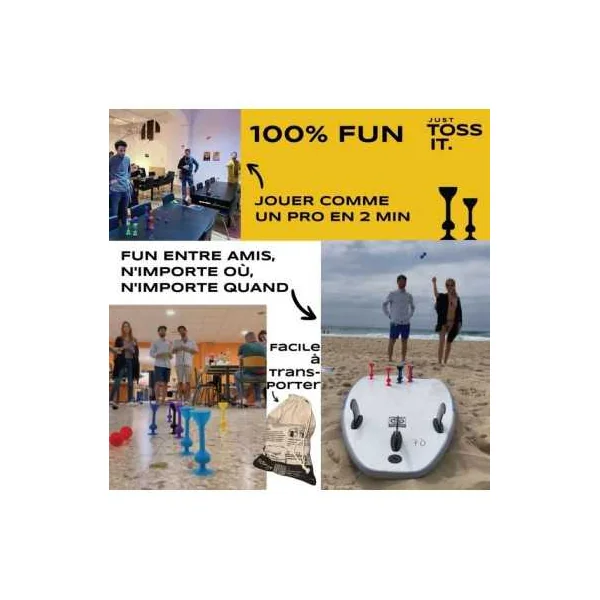 TOSSIT Pack Famille - Jeu de fléchettes ventouse