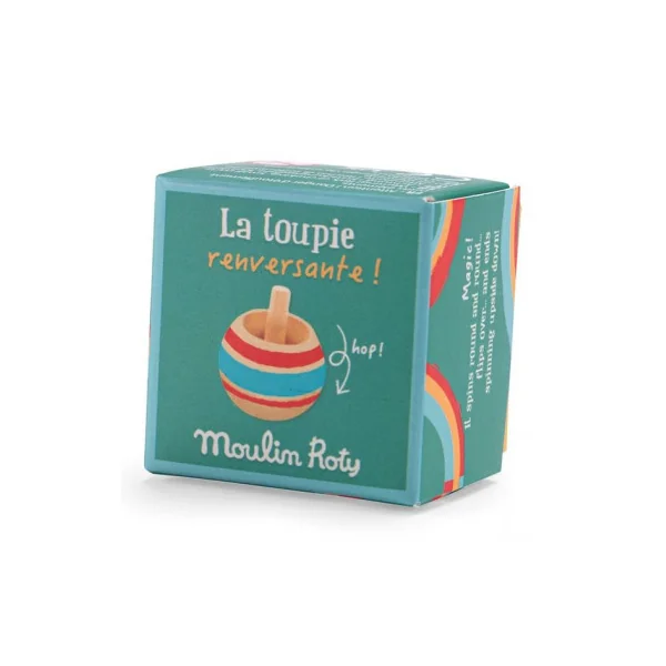 Toupie renversante bleue - Moulin Roty